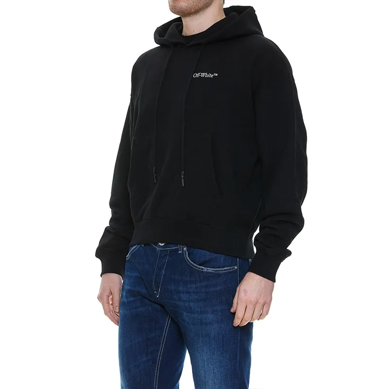 ♻️💯Upper body reference model picture❤️22SS approved version OFFWHITE (OW) Killing and being killed, punishment and sanctity Caravaggio oil painting pure cotton color religious unisex autumn and winter pure cotton hoodie sweatshirt OW perfectly integrates classical literature and art and street culture, paying tribute to VA20SS. Baroqueism, Caravaggio's classic oil painting series, literary street temperament, and 19FW Monet oil paintings. This is also a replacement for Monet. There is a minimalist plain logo on the chest, and a large digital oil painting print on the back with Kornit digital direct inkjet printing. The picture is clear and the stripes transition is smooth. It has a strong religious color, a Vintage style in line with the tone of the Renaissance, and an ultra-clear texture. The fabric is made of 480g combed cotton terry fabric, which has a full drape. Warm and comfortable!  Color: Black Size: XS-L P:390